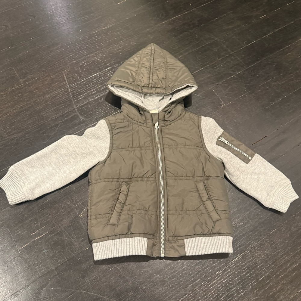 Tucker and Tate - Mixed media Jacket hoodie baby toddler- 12M
